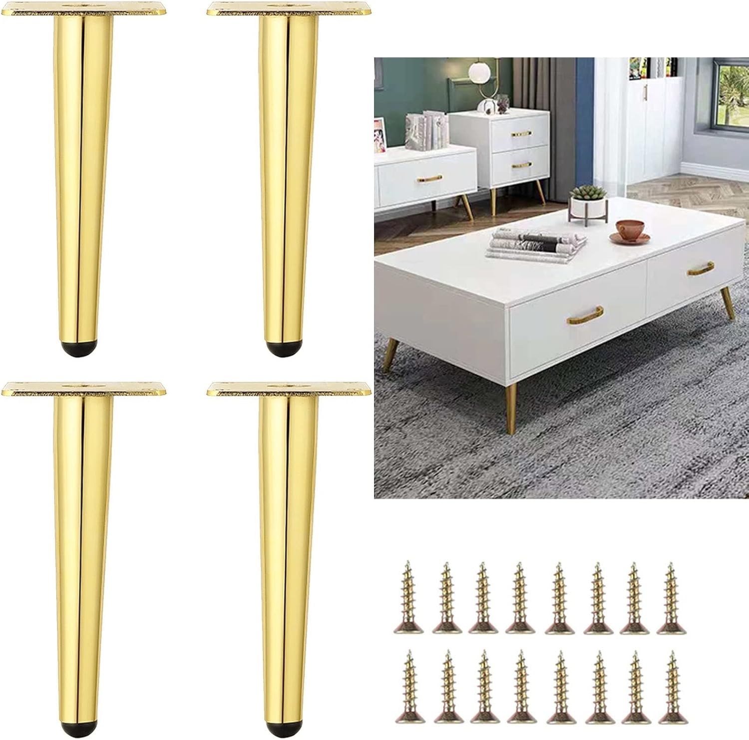23.6 inch/60cm Furniture Support Legs Legs