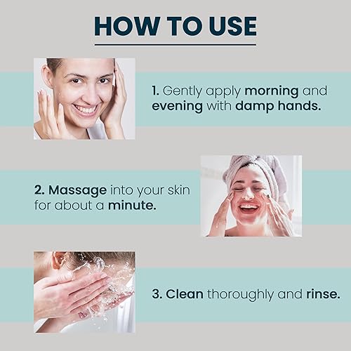 Miniatura 5 de BelleCôte Paris Limpiador antienvejecimiento de colágeno marino - Extracto de liquen y péptidos para piel opaca y deshidratada, elimina impurezas y