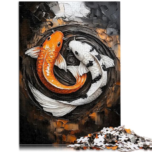 Foto 2 de 6 de Rompecabezas para Adolescentes de 2000 Piezas Pintura de Peces koi Juegos Divertidos Actividades Divertidas…