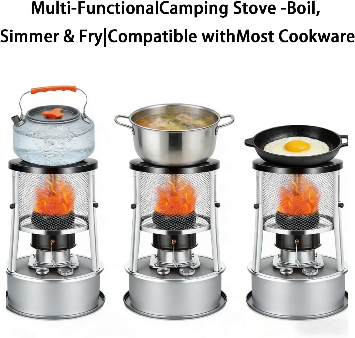 2026 Upgraded Kerosene Heaters for Indoor Use, Non Electric Heaters for Indoor, 9000 Btu(Lasts 18 H) Kerosene Heater Indoors, Portable Space Heater, for Camping (Green)