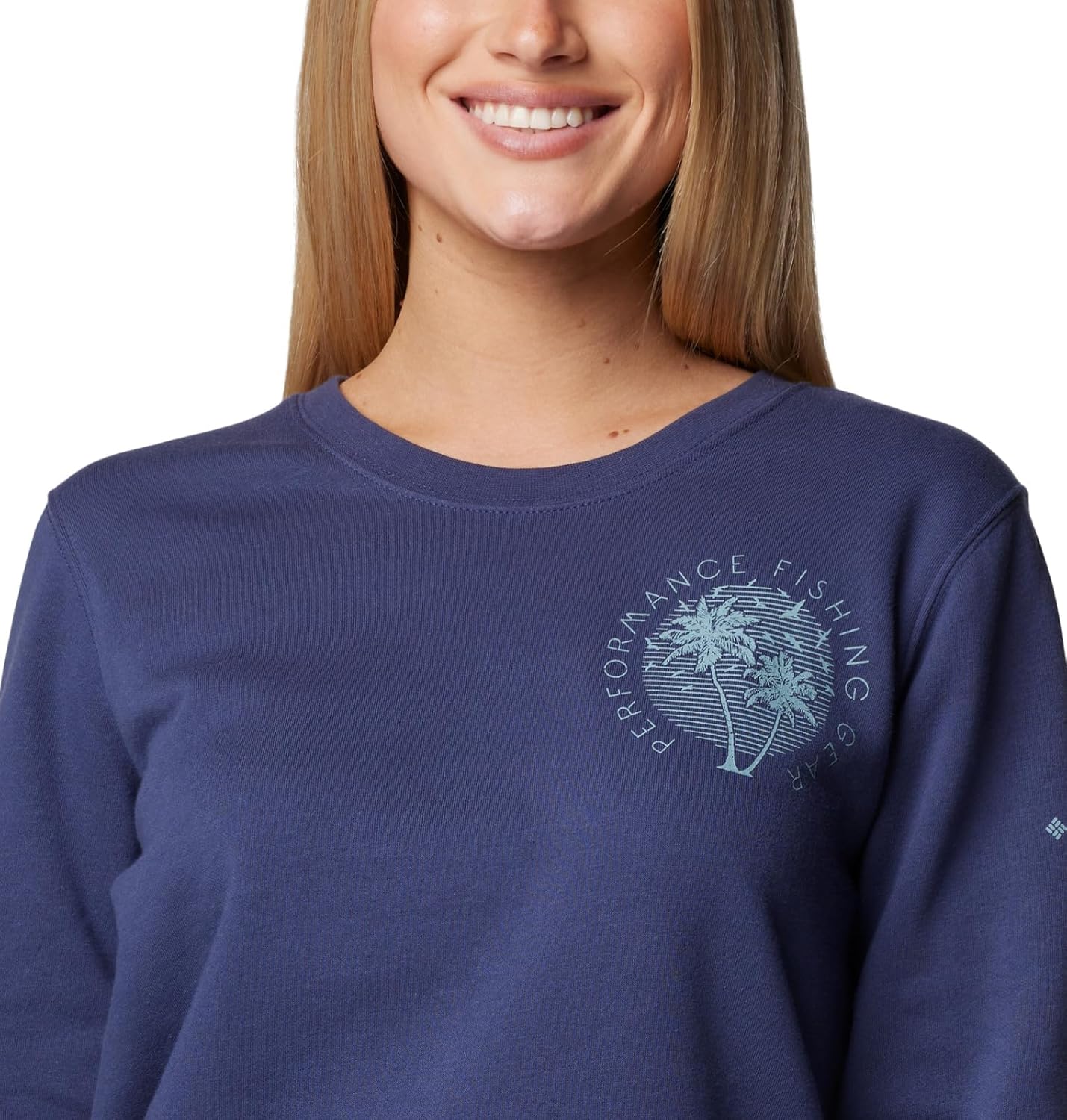 Columbia womens Pfg Graphic Sweatshirt Crew - Image 4
