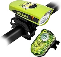 Vista 1 de LED Bike Light Set, USB Rechargeable Headlight and Taillight, Waterproof for E-Bikes, Scooters, and Mountain Bikes