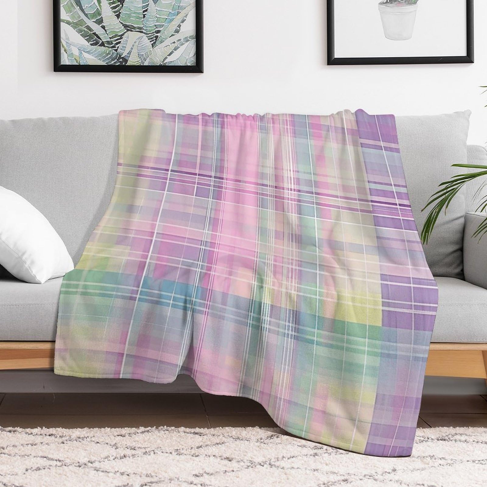 Couverture en micro polaire et flanelle artistique | Un cocon de douceur unique