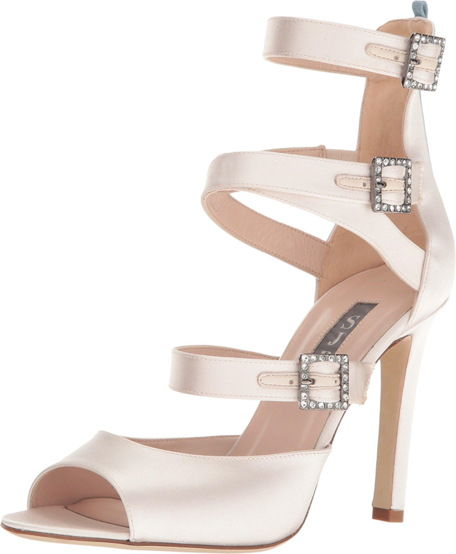 SJP by Sarah Jessica Parker Women's Fugue Moonstone Satin Shoe