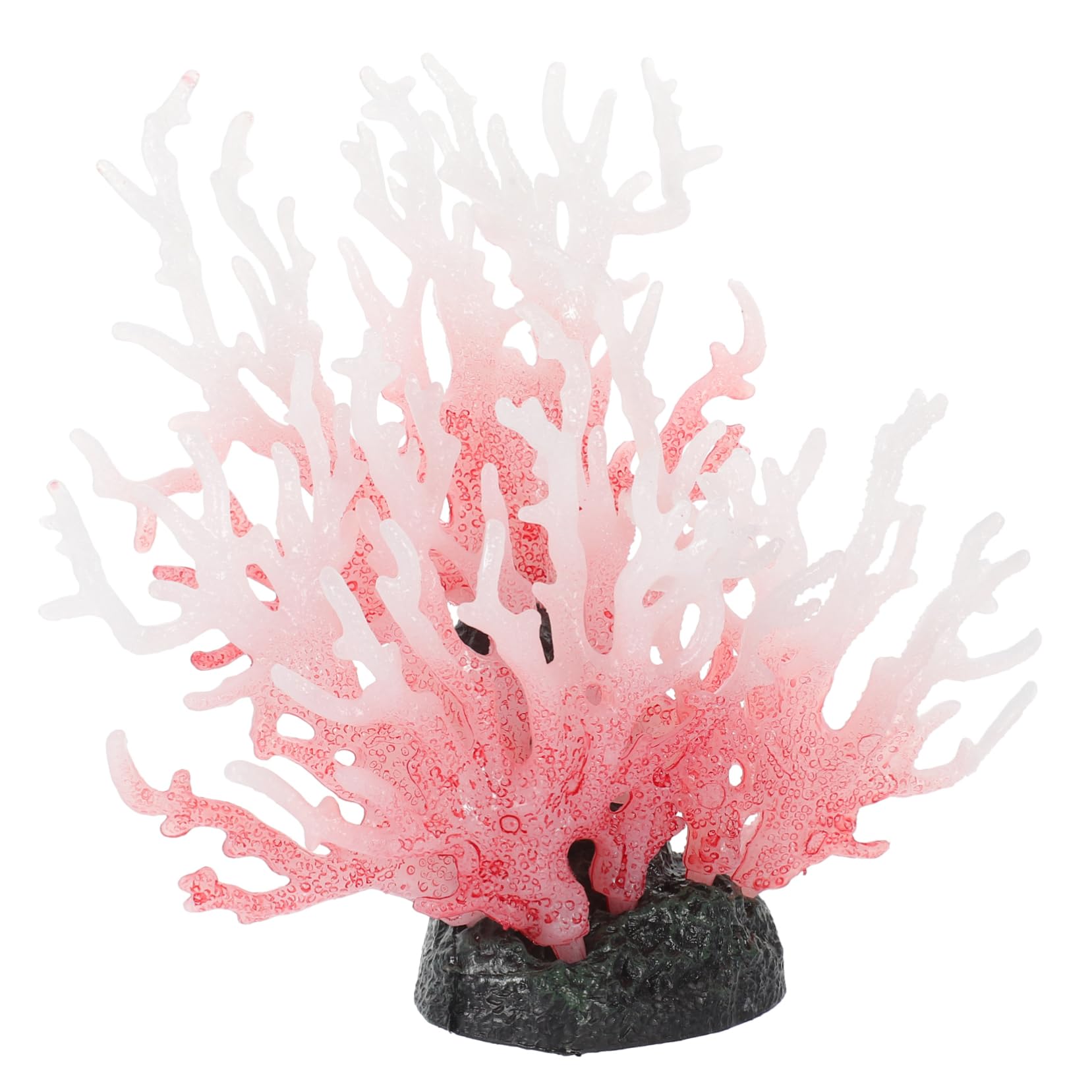 Kisangel Artificial Coral Aquarium Decoration Durable Faux Coral Ornaments for Fish Tank Landscape Decor Elegant Figurine for Home and Office Decor