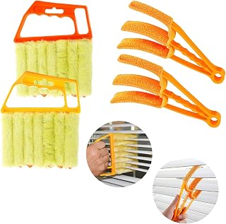 YIQXKOUY 4 Pack Window Venetian Blind Cleaner Tools Brush for Air Conditioner Dusting Cleaner Tool for Window Air Conditioner Duster Dirt Cleaner Housework Plant Car Corner Shutter (4 PC)