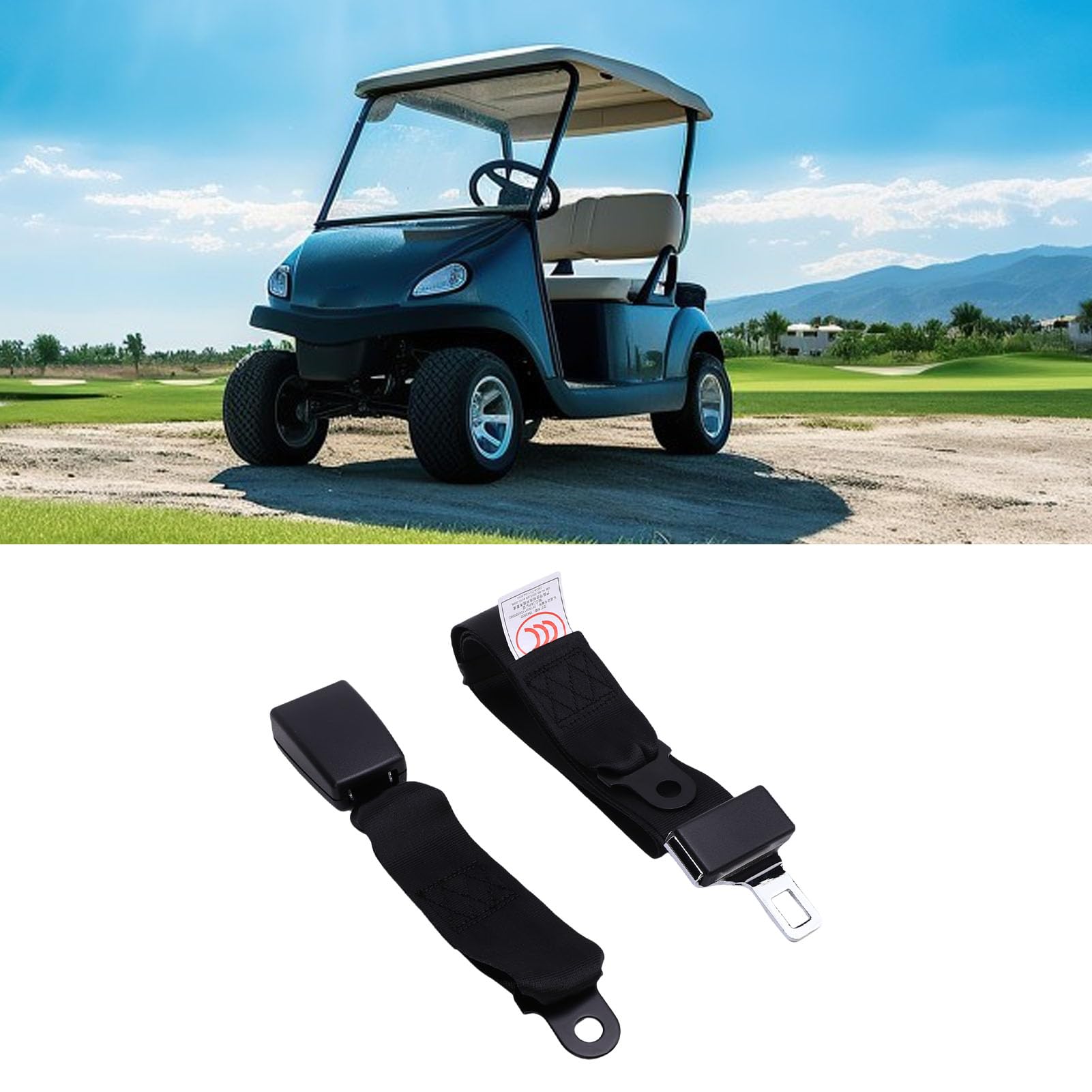Ceinture de sécurité Respirante Réglable 53,15 Pouces, Ceinture de sécurité Universelle pour la Tondeuse à Chariot élévateur Tracteur, Installation Facile et épreuve