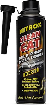 Nitrox Catalytic Converter Cleaner, 17 Fl Oz - Clean Cat Fuel & Exhaust System Cleaner for Diesel Engines, Reduces Emissions, Improves MPG & Engine Performance
