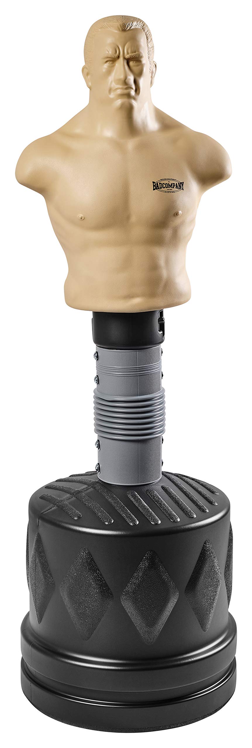 Bad Company Bob der Box-Dummy I - Torso para saco de boxeo (altura regulable), Natural.
