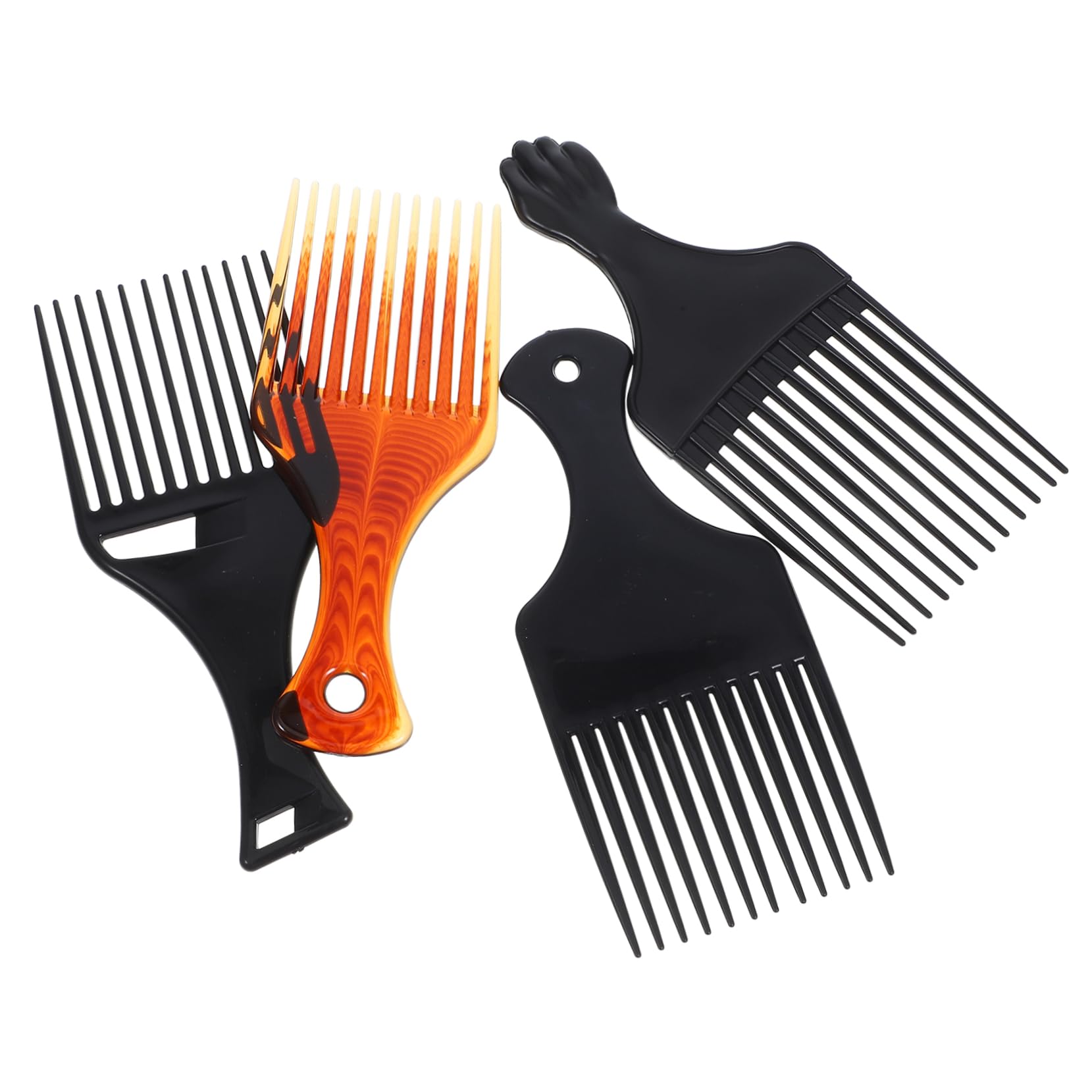 Healeved 20stücke Teiliges Haarschneidekamm Kunststoff Multifunktionale Afro-kämme Für Haarstyling Für Herren Inklusive Breiter Und Schmaler Zinken Für Frisuren Und Kopfhautmassage