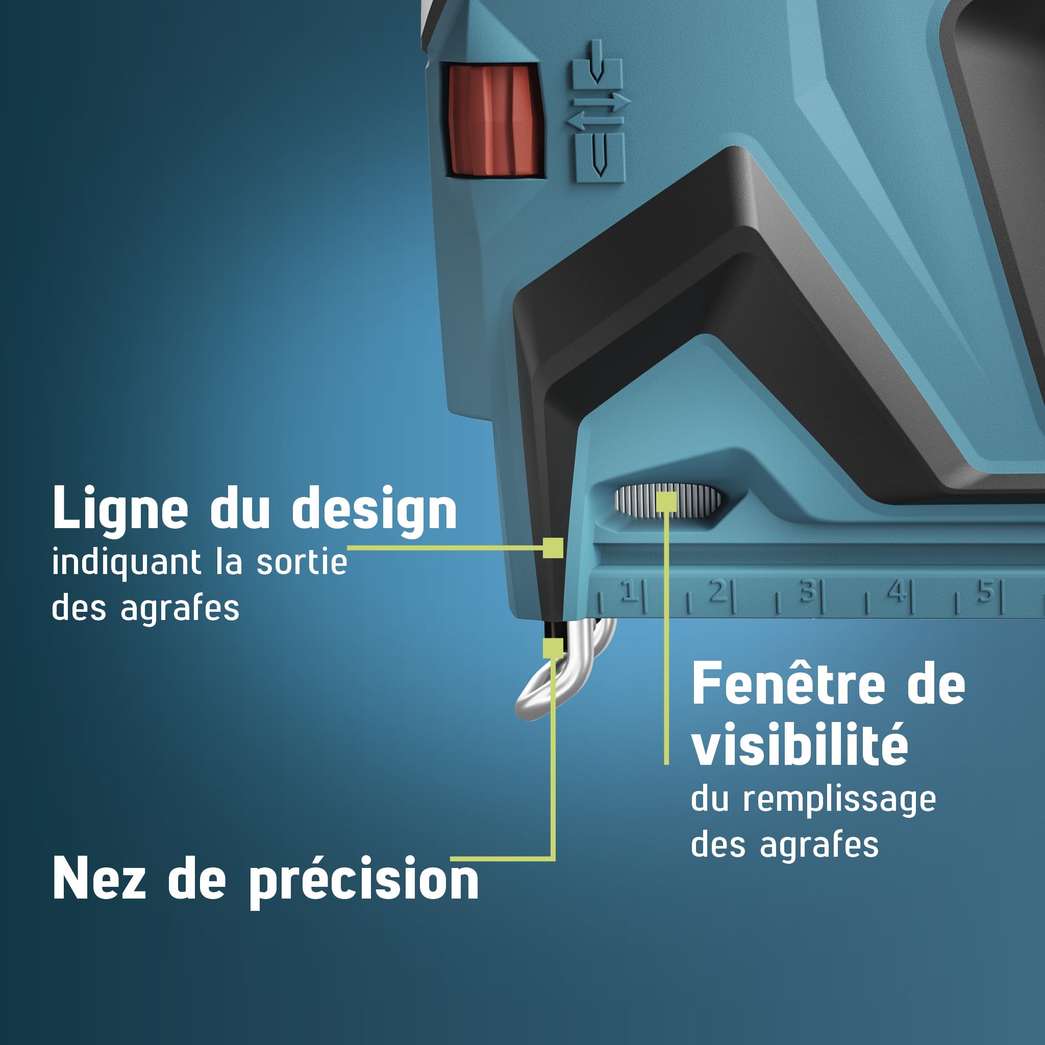 NOVUS TOOLS Agrafeuse sans fil professionnelle J-551 Kit avec 9.800 agrafes │ Pour agrafes en fil plat 6-14 mm et clous 16 mm │ Compatible avec CAS 18V │ Agrafeuse cloueuse sans batterie et chargeur