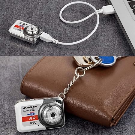 Ubersweet Imported X6 Portable Mini High Denifition Digital Camera Mini DV Support 32GB TF Card with Mic_165984