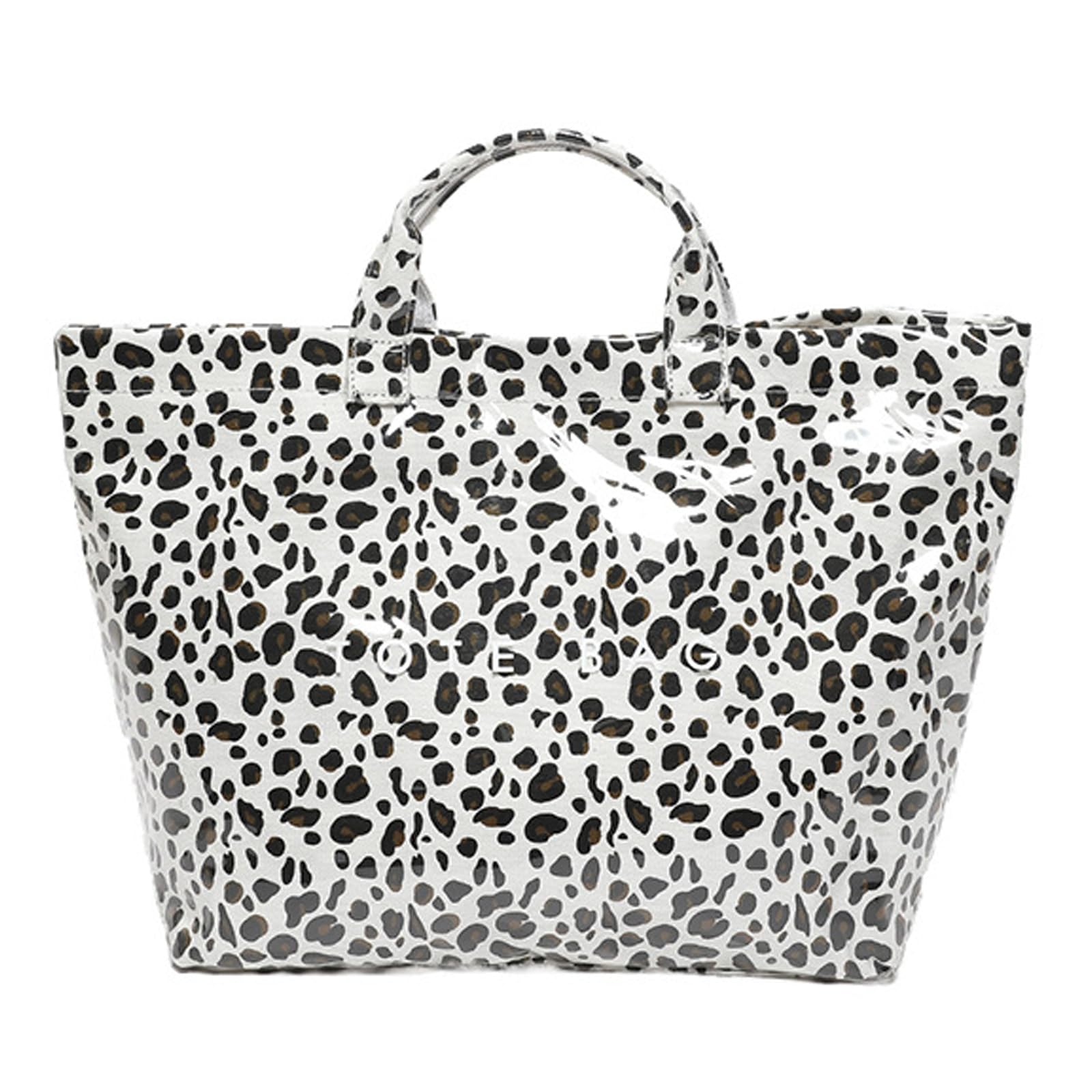 Tote Bag for Women PVC Clear Totes Bags Large Plastic Carry All Bag Crossbody Shoulder Handbag Hobo for Work Travel