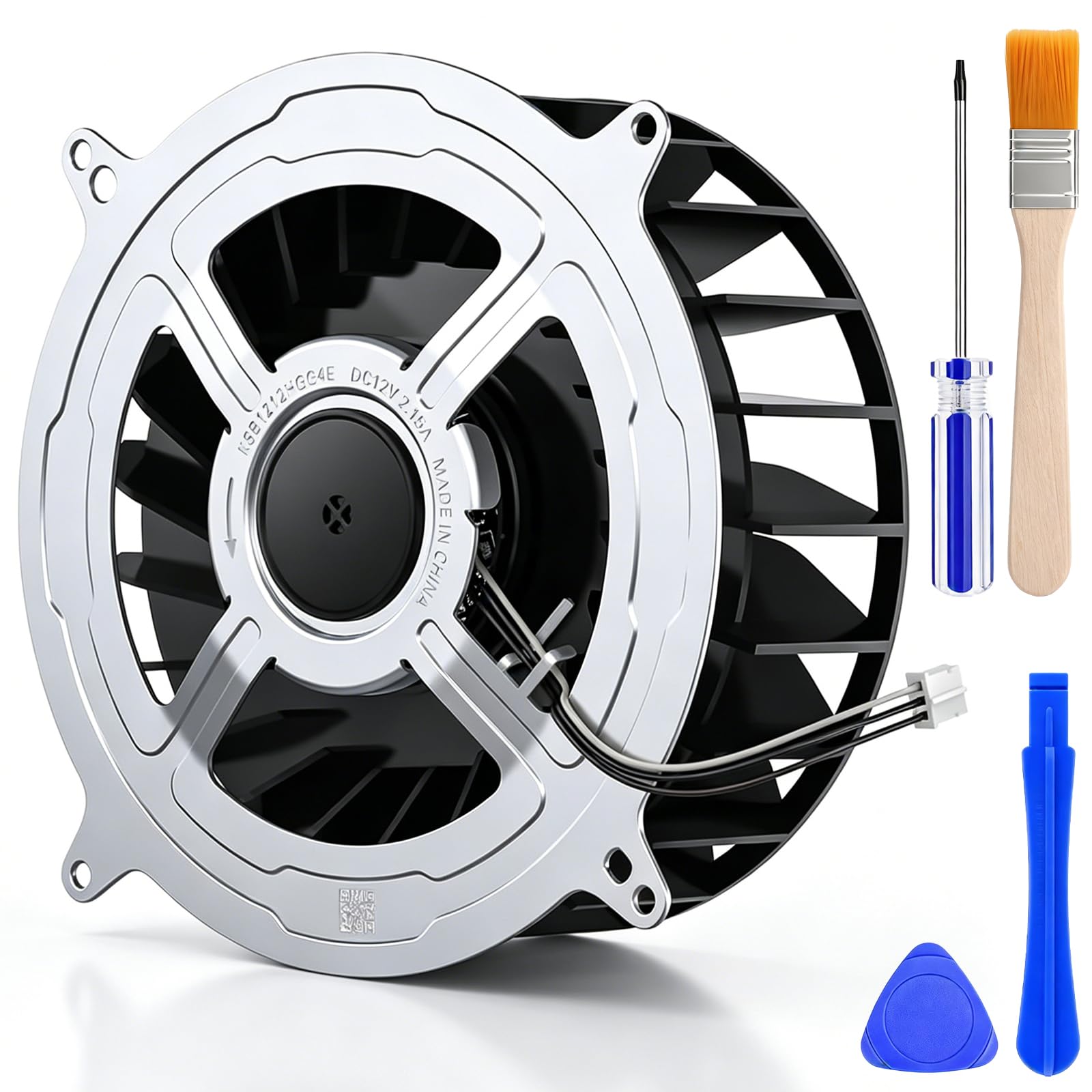Ventilador PS5 de alta densidad con 23 aspas ultra silenciosas de repuesto 8