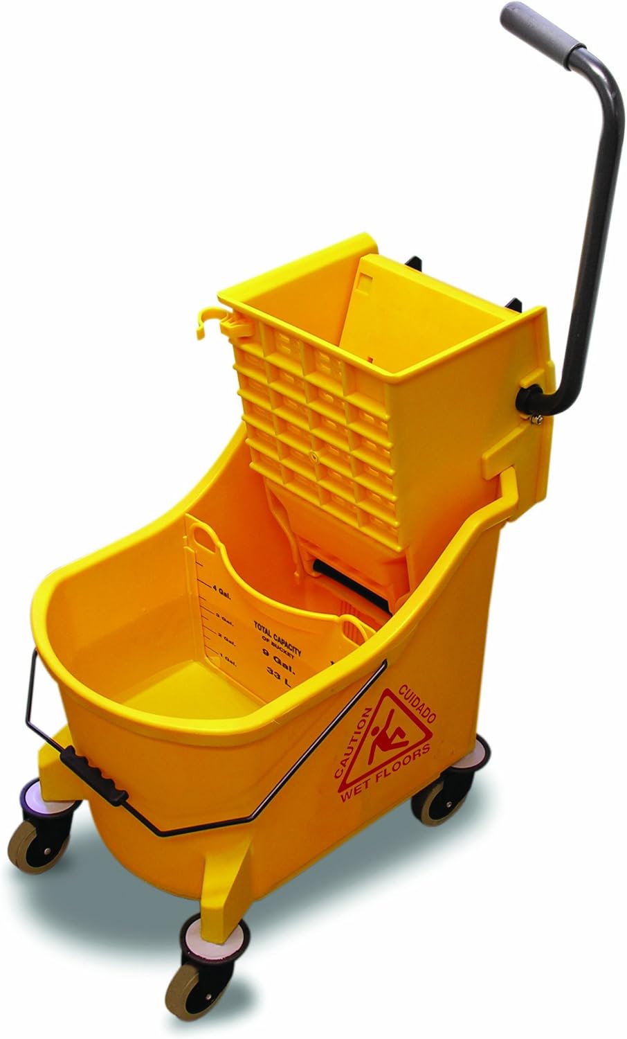 O-Cedar Commercial Maxi Plus Mop Bucket and Wringer, Yellow