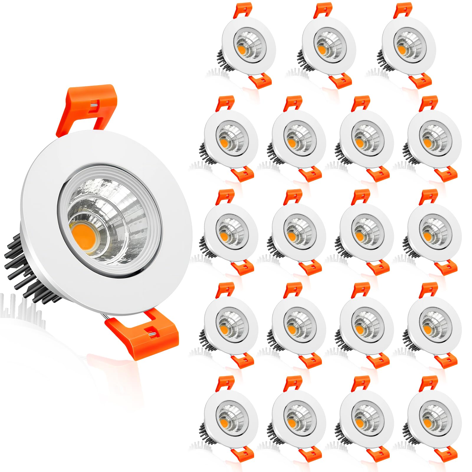 Snapklik.com : inShareplus 2 Inch LED Downlight, 3W Recessed Lighting ...