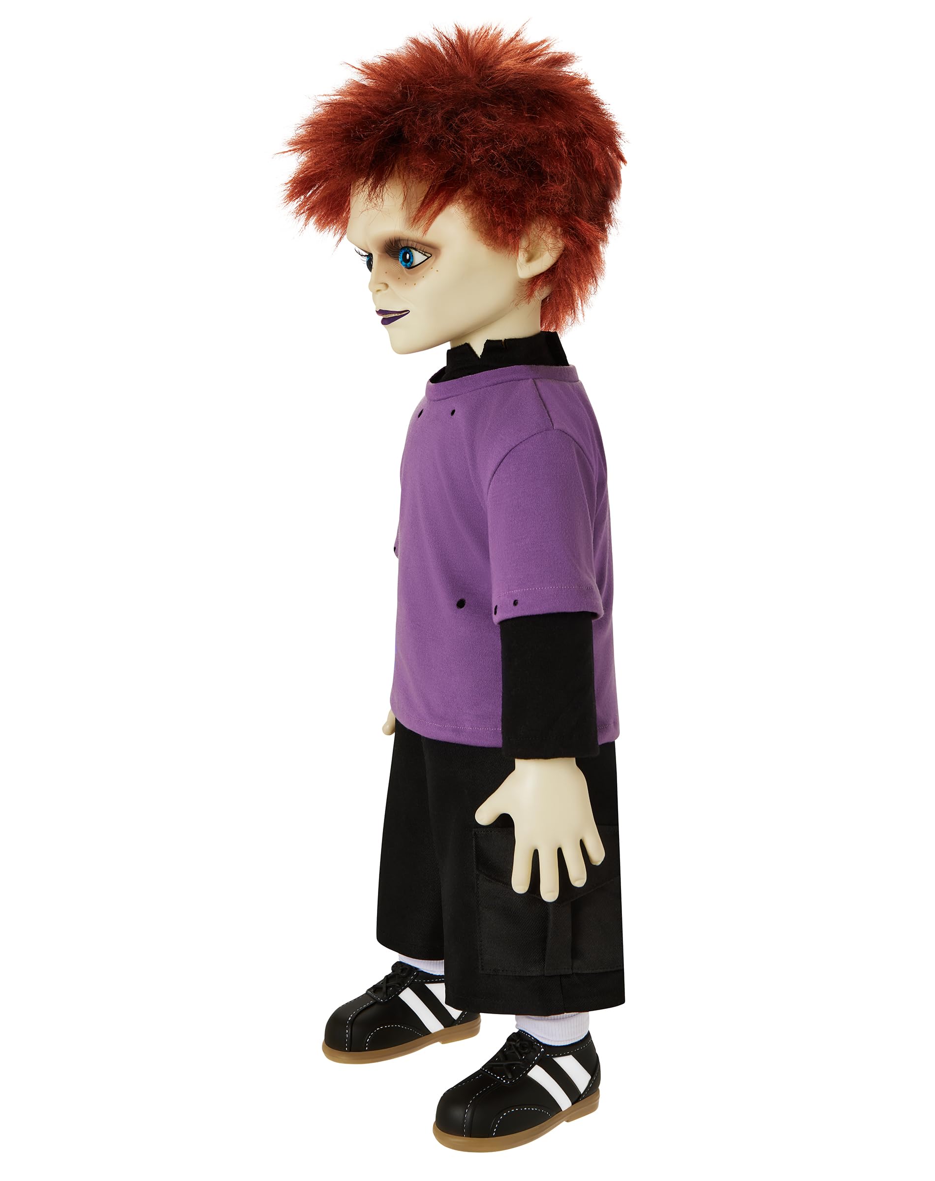Spirit Halloween Decoración de Glen en Caja – Chucky | Producto Oficial | Semilla de Chucky | Coleccionables de Terror | Decoración del hogar