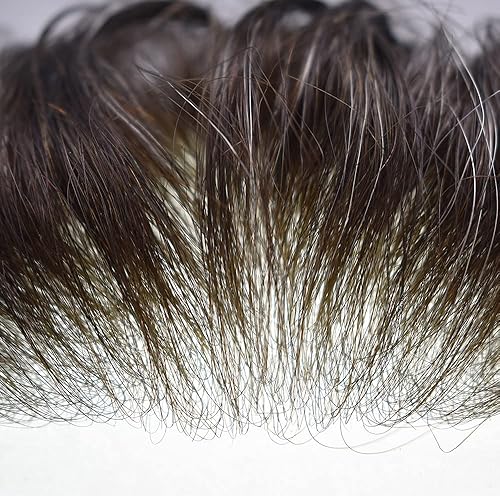 Miniatura 5 de Peluca de piel ultra fina para hombre, con línea de cabello natural, con bucle en V, invisible, con sistema de reemplazo de cabello humano, peluca
