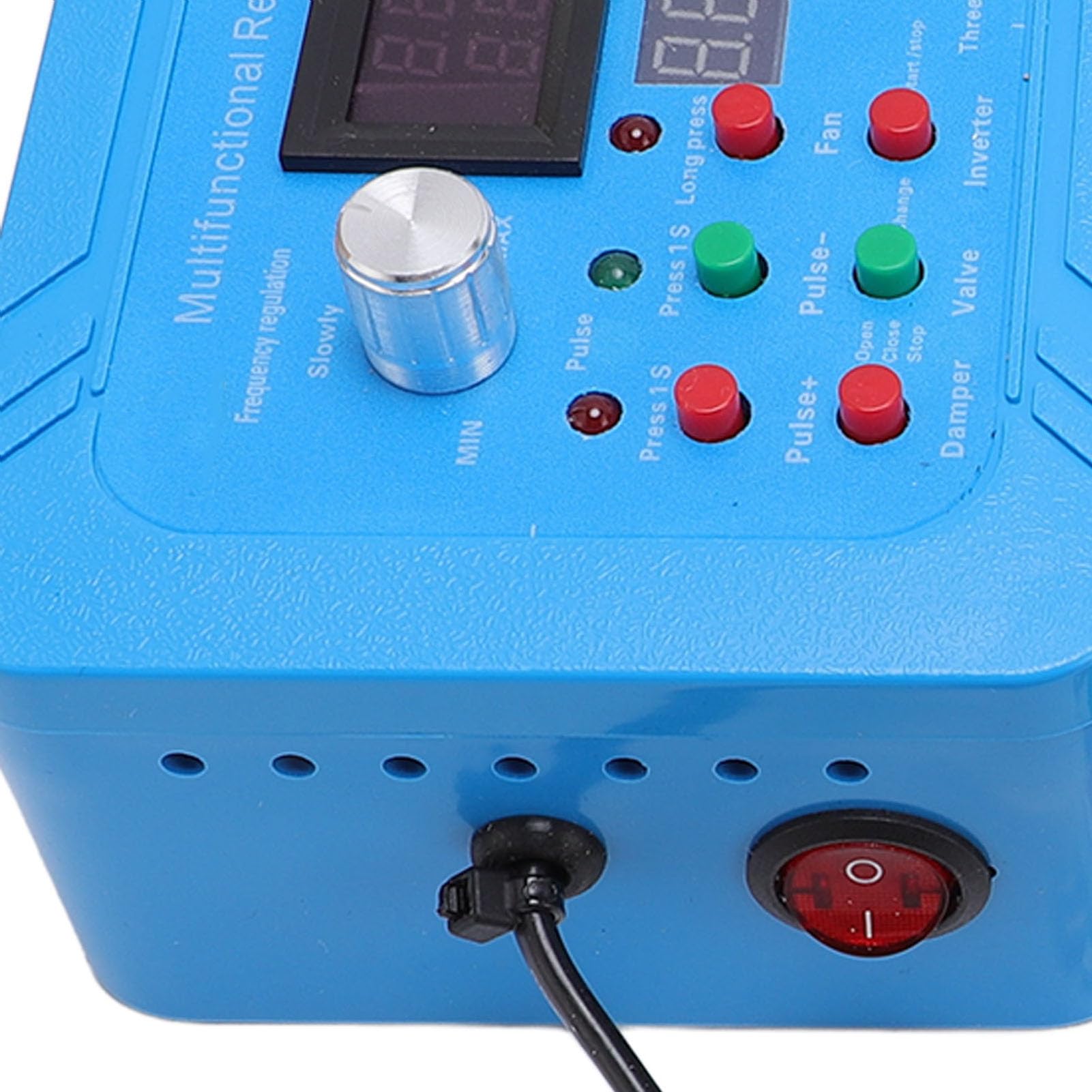 SIXRUN Refrigerador Inversor Probador, Herramienta de Detección de Frecuencia y Voltaje Ajustable para Reparación de Placa Inversora y Válvula Solenoide de Pulso, con 16 Terminales de (Enchufe de la