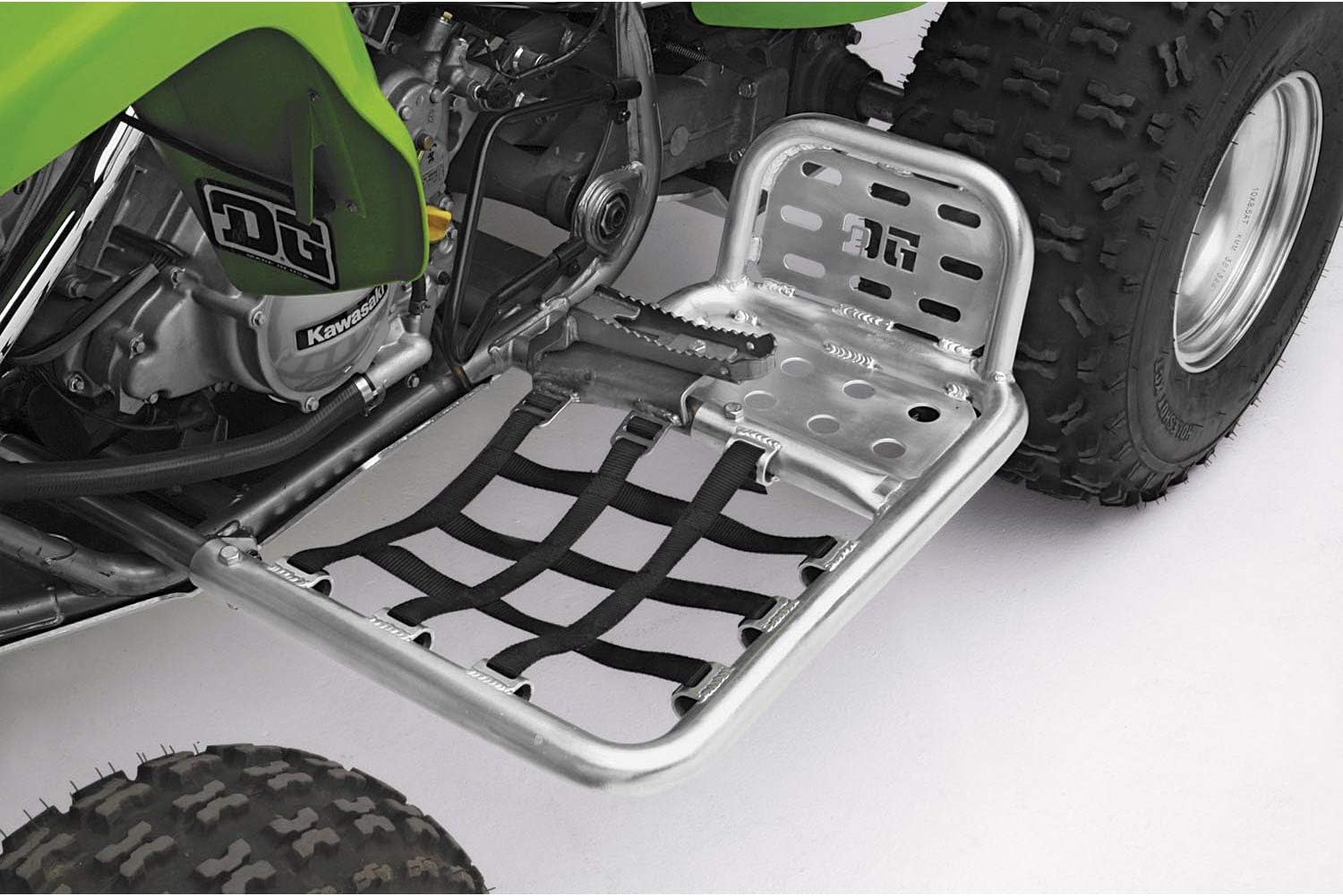 DG Performance HG Alloy Series Nerf Bars Silver Bar Black  6074140 Automotive