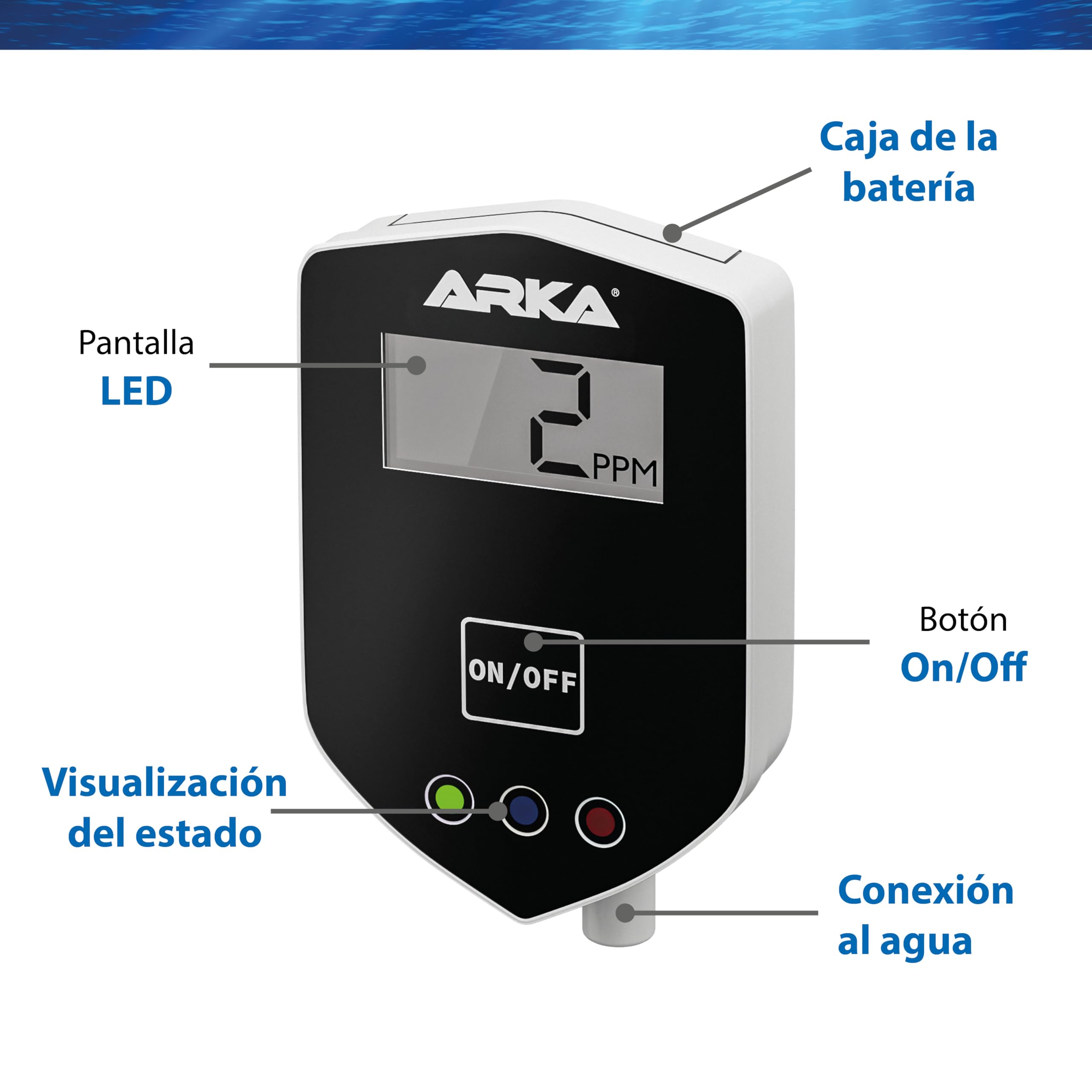 ARKA Aquatics In-Line TDS Meter