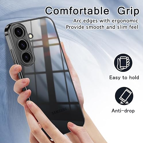 Miniatura 6 de Guuboly Funda transparente para Samsung Galaxy S24, de grado militar, protección a prueba de golpes, protección flexible, transparente para Galaxy