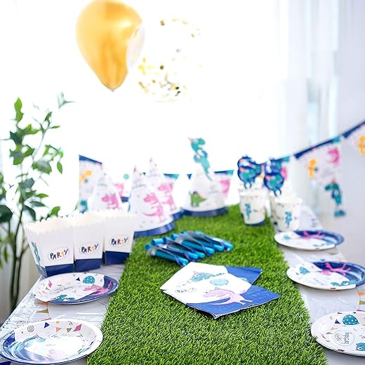 14" x 48" Artificial Grass Table Runner, Perfect for Parties, Birthdays, Restaurant Decoration, Bridal and Baby Showers, Spring, Fall Holidays, Receptions, Candy buffets, Dessert Tables, Wedding