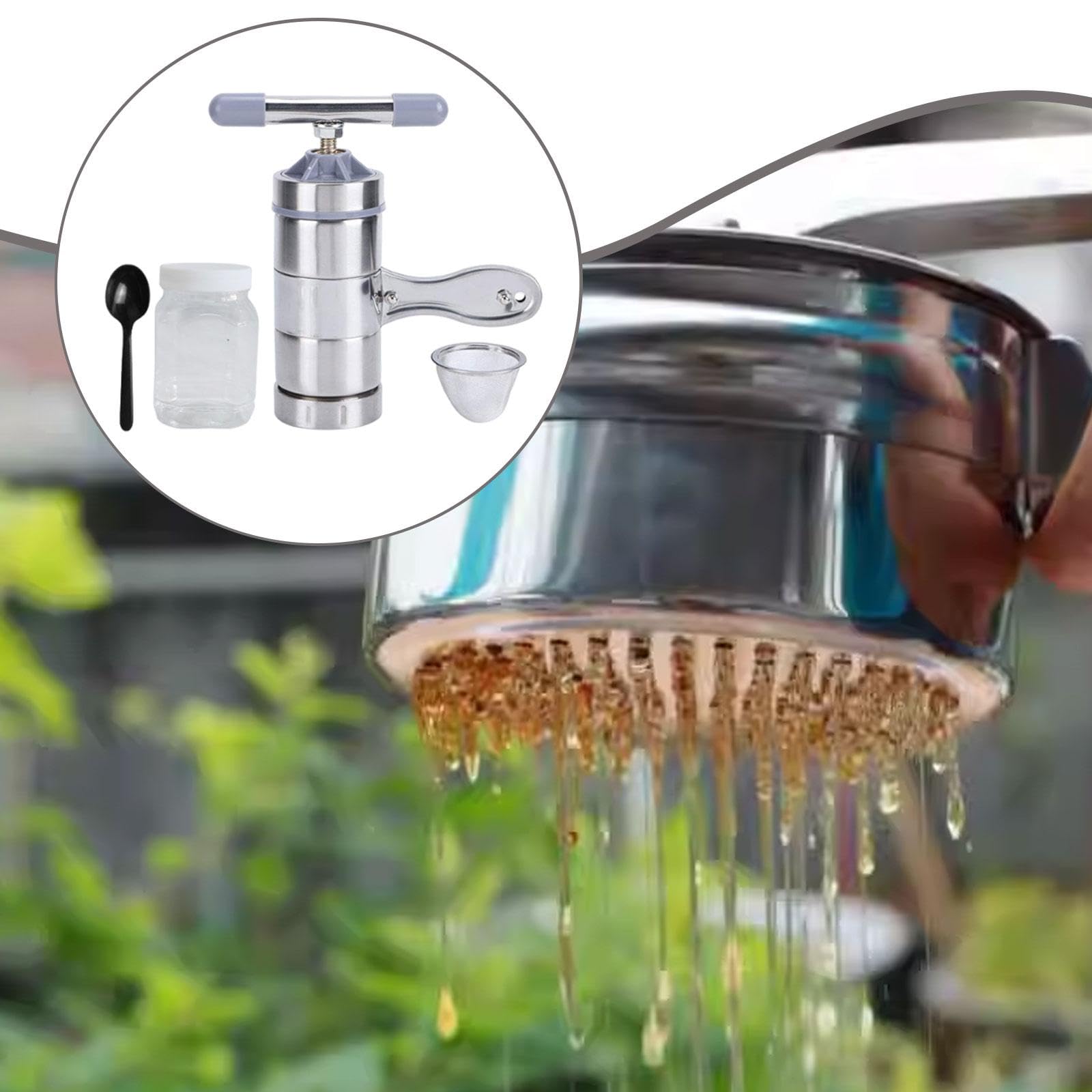 Milageto Extracteur Manuel, matériel d'extraction, Mini-Presse à Cire d'abeille pour la Maison, Usage Domestique et Portable.
