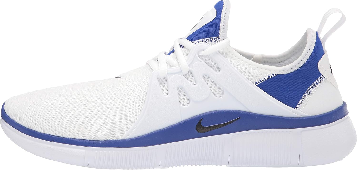 Nike Men's Acalme Sneaker White/Black-hyper Blue 6 Regular US