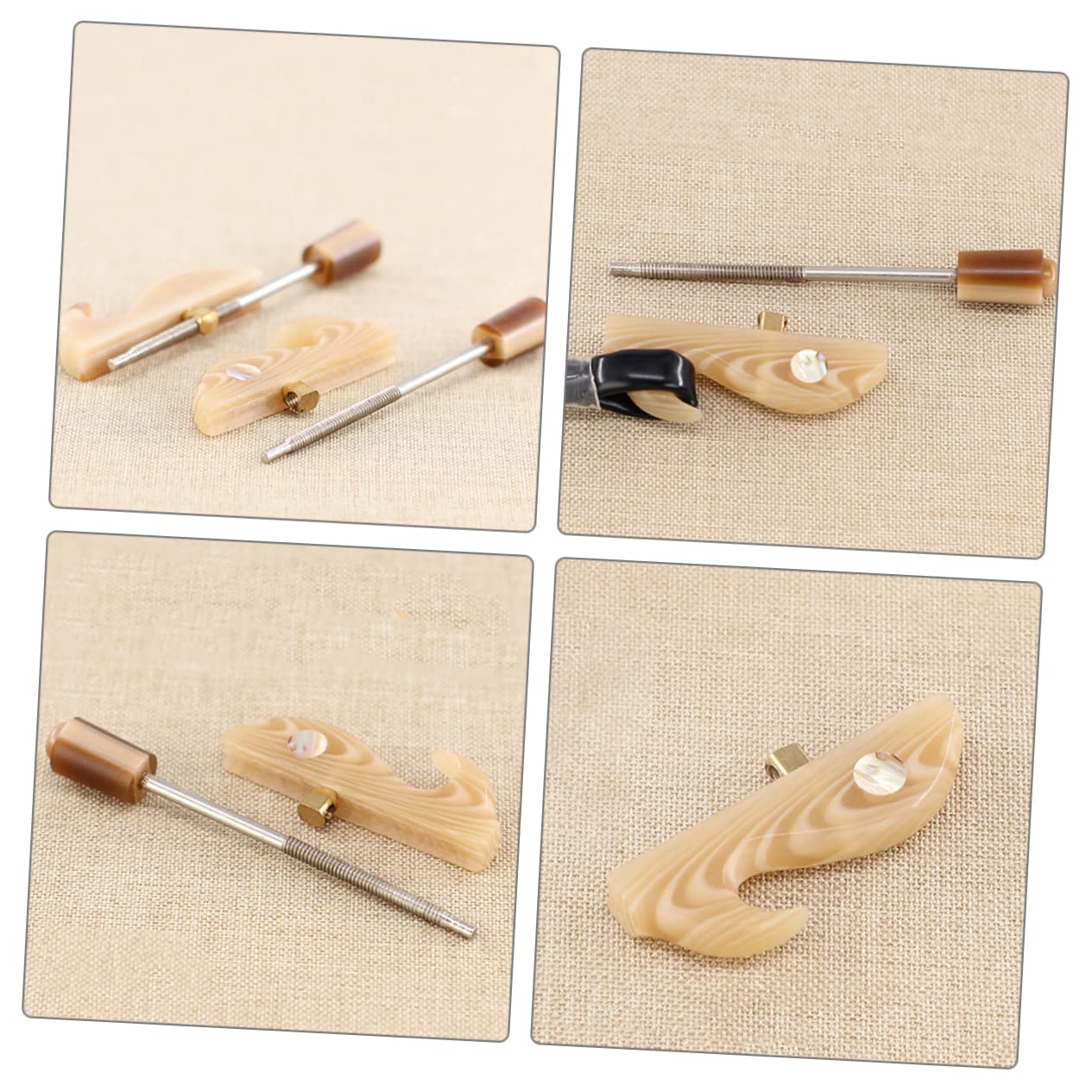 Custodie Per Archi Erhu Archi Per Strumenti Di Tiro Con L'Arco Mini Arco Composto Accessori Per Arco Ricurvo Arco Accordatore Sostituzione Arco Rilascio Pollice Horail Crine