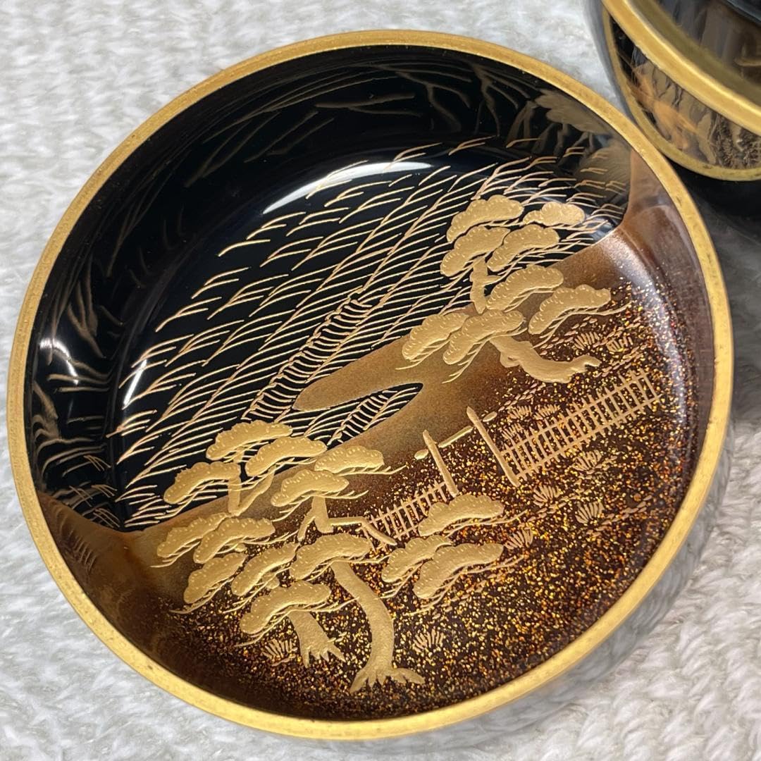茶道具 須磨蒔絵内梨地大棗 【公式通販】