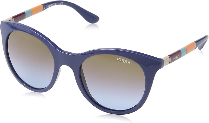 Vogue Occhiali da sole Mod.2971S, Donna, Multicolore (Dark blue/Azure grad  pink grad brown), : Amazon.it