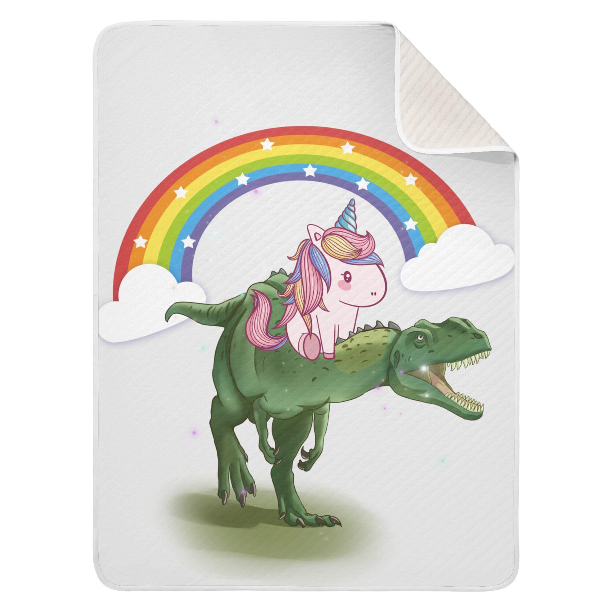 Baby Blanket Cotton Soft Stroller Blanket for Newborn Infant and Toddler Cozy Lightweight for Swaddle Blanket Crib Blanket 30X40 in (Dinosaurs, 30x40 in)