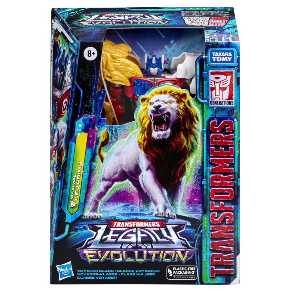 Transformers Legacy Evolution Voyager Maximal Leo Prime 7” Action Figure, Multicolor - Image 2