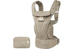 Ergobaby Omni Breeze Award-Winning All Carry Positions Breathable Mesh Baby Carrier