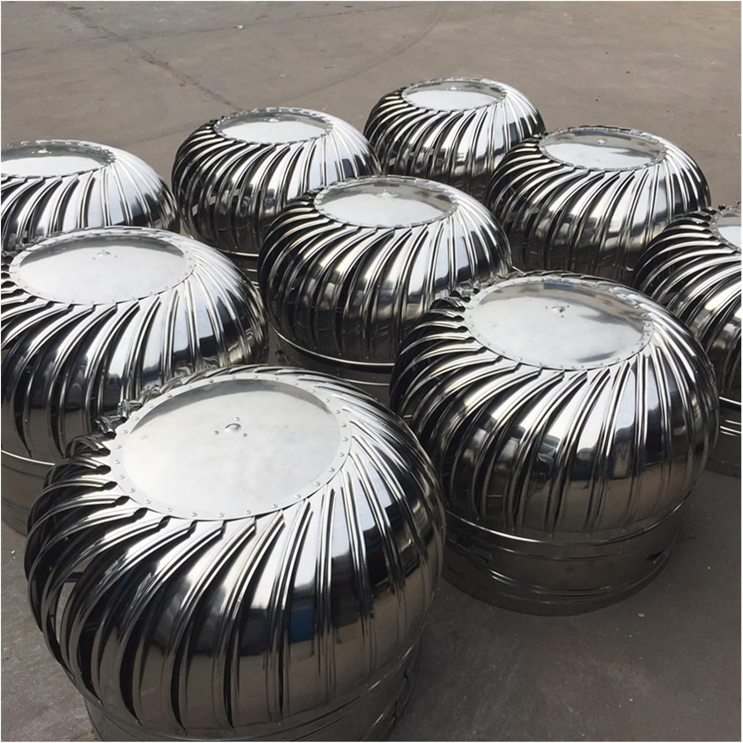 Sombrerete para Chimenea, Acero Inoxidable, Alta Velocidad de rotación, no Requiere Montaje, ventilación Interior.