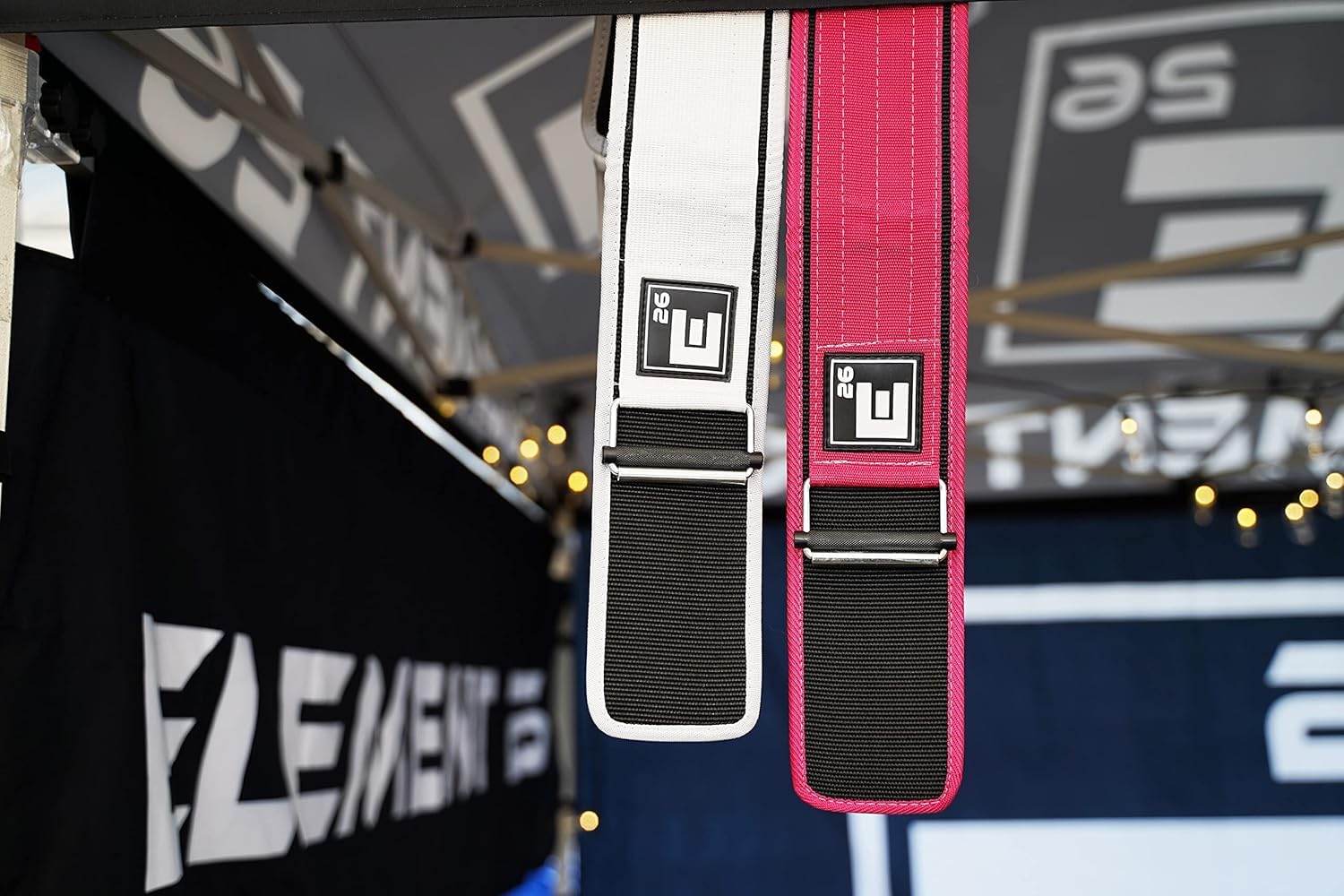 Element 26 Cinghia di Sollevamento Pesi autobloccante | Cintura di Sollevamento Pesi di Alta qualità per Atleti di Crossfit, Power Lifting e Atleti di Sollevamento Olimpico