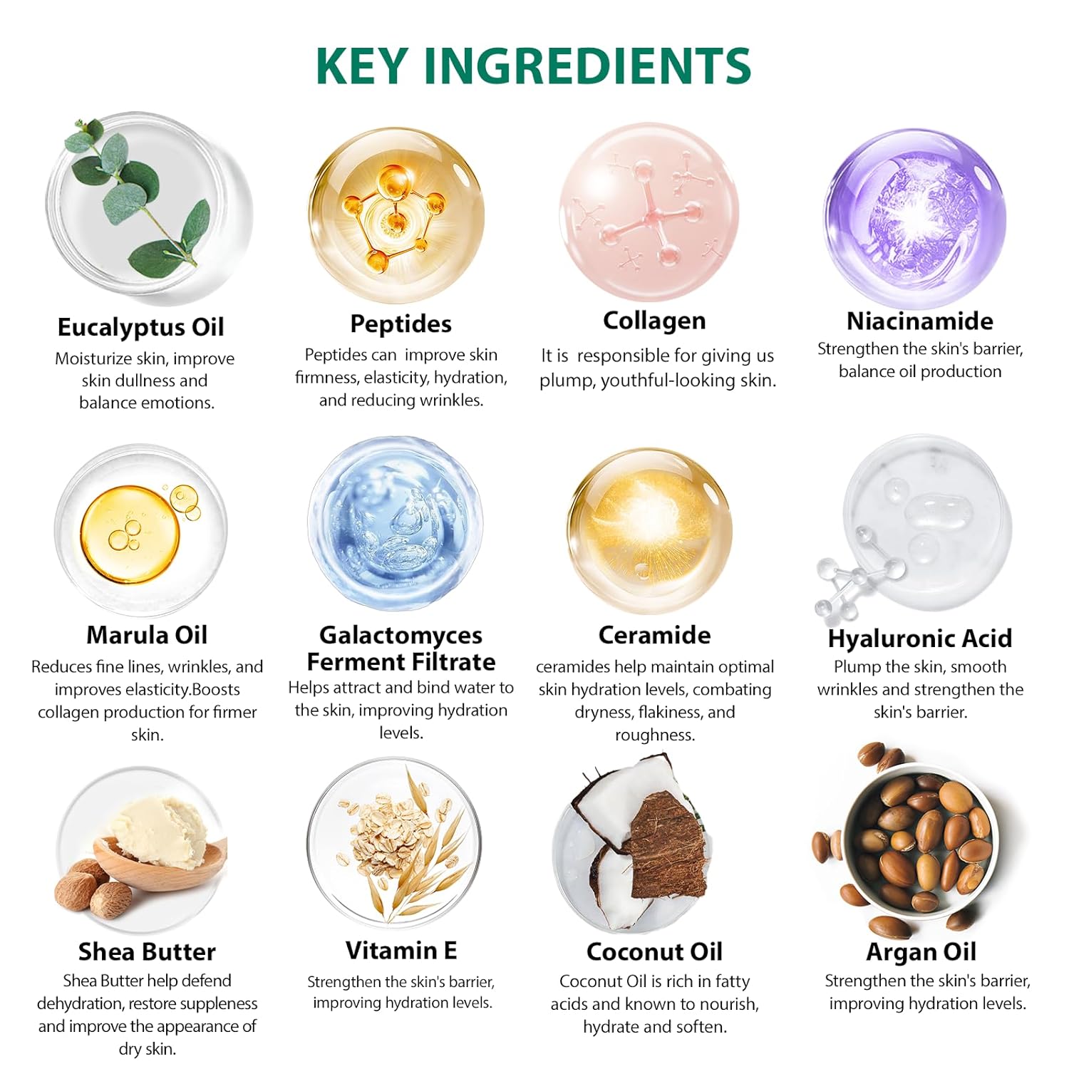 35 Pcs Valentines Day Gifts for Women, Eucalyptus Bath & Body Gift Basket, Self-Care Relaxation Set, Face Skin Care Kit, Home Spa Gift, Face Oil, Birthday, Christmas, Mother's Day, Anniversary - Image 8