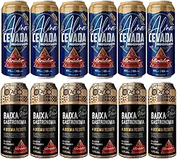 12x Cerveja Artesanal Zero Açucar Lata 473ml Low Carb