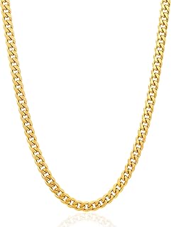 Invicta Jewelry Men's Curb Chain Stainless Steel Necklace (6mm-11.5mm) - 24"
