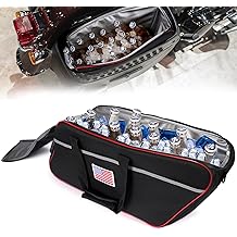 TINGPAI Motorcycle Cooler Bag is Designed to Fit Models from Harley-Davidson and Indian with Side Trunks. It is Crafted from Premium Fabrics and Features Waterproof Technology.