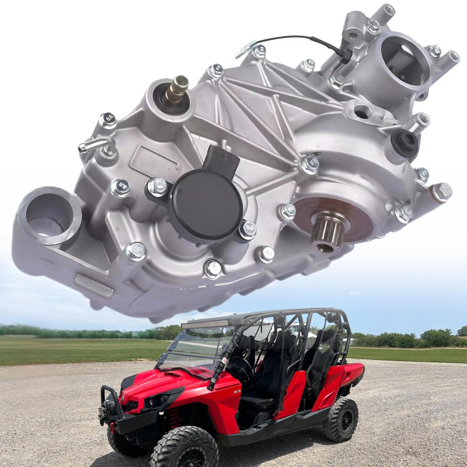 (*´∀｀*) Amazon.com: 420684783 ATV Gear Box Fits for Can-Am Commander