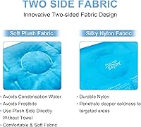 Vista 3 de Relief Expert Bolsa de hielo para rodillas que envuelve toda la rodilla, bolsa de hielo grande para calmar las piernas, envolturas de hielo