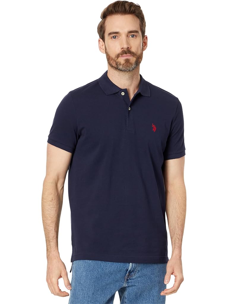 U.S. POLO ASSN. Slim Fit Solid Pique Polo Shirt