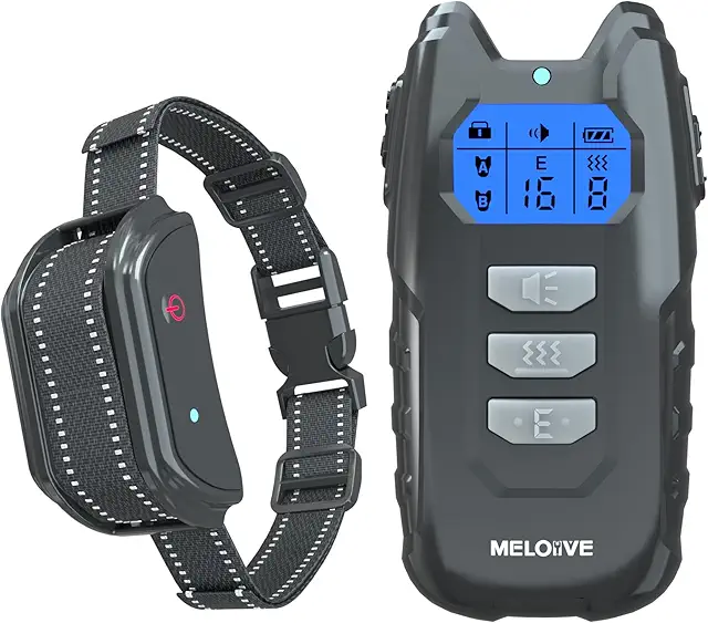 Collier de Dressage pour Chien Rechargeable - Portée 3000m, 100% Étanche