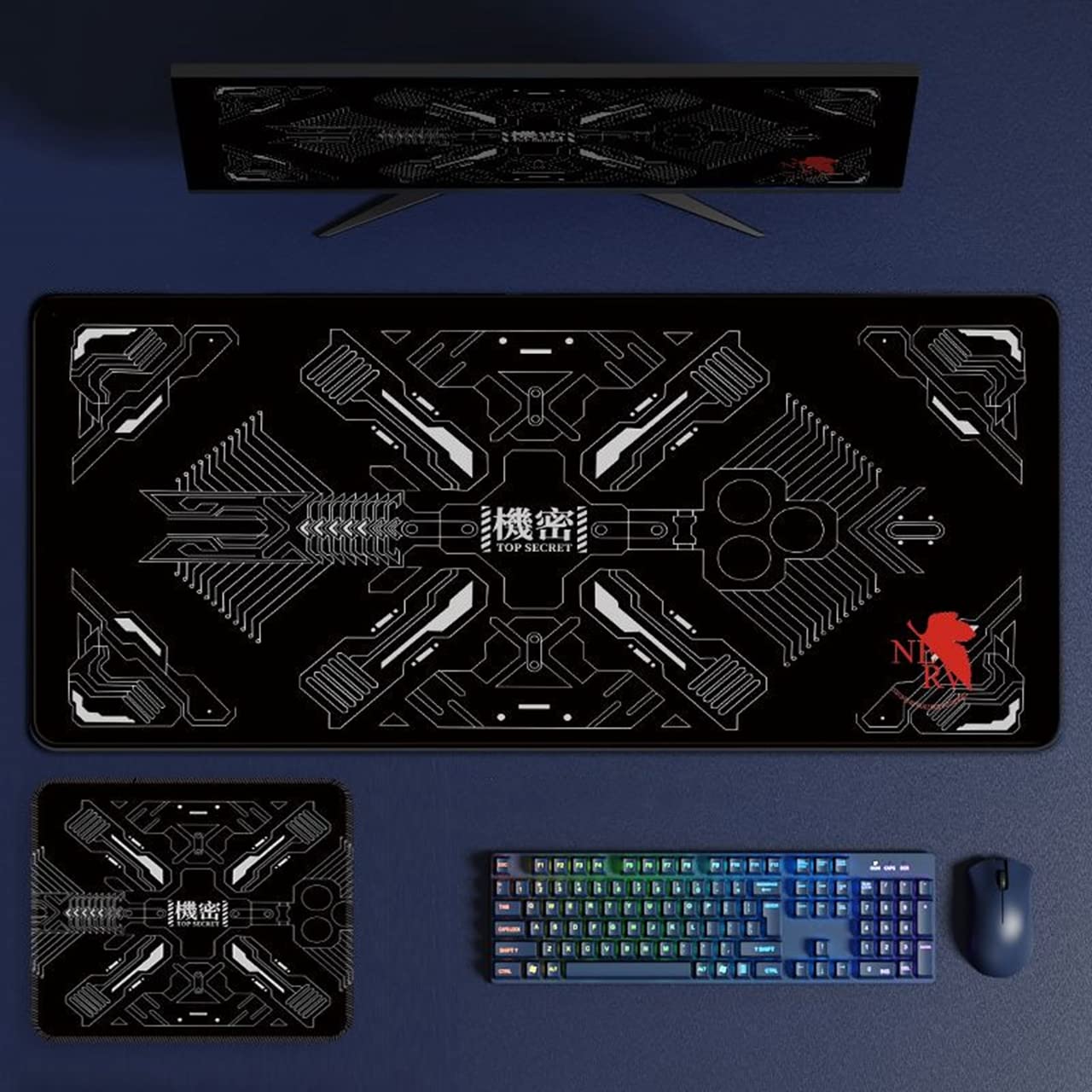 エヴァンゲリオン展　韓国　デスクマット New DAISO product] Evangelion desk mats are hot!! You'll