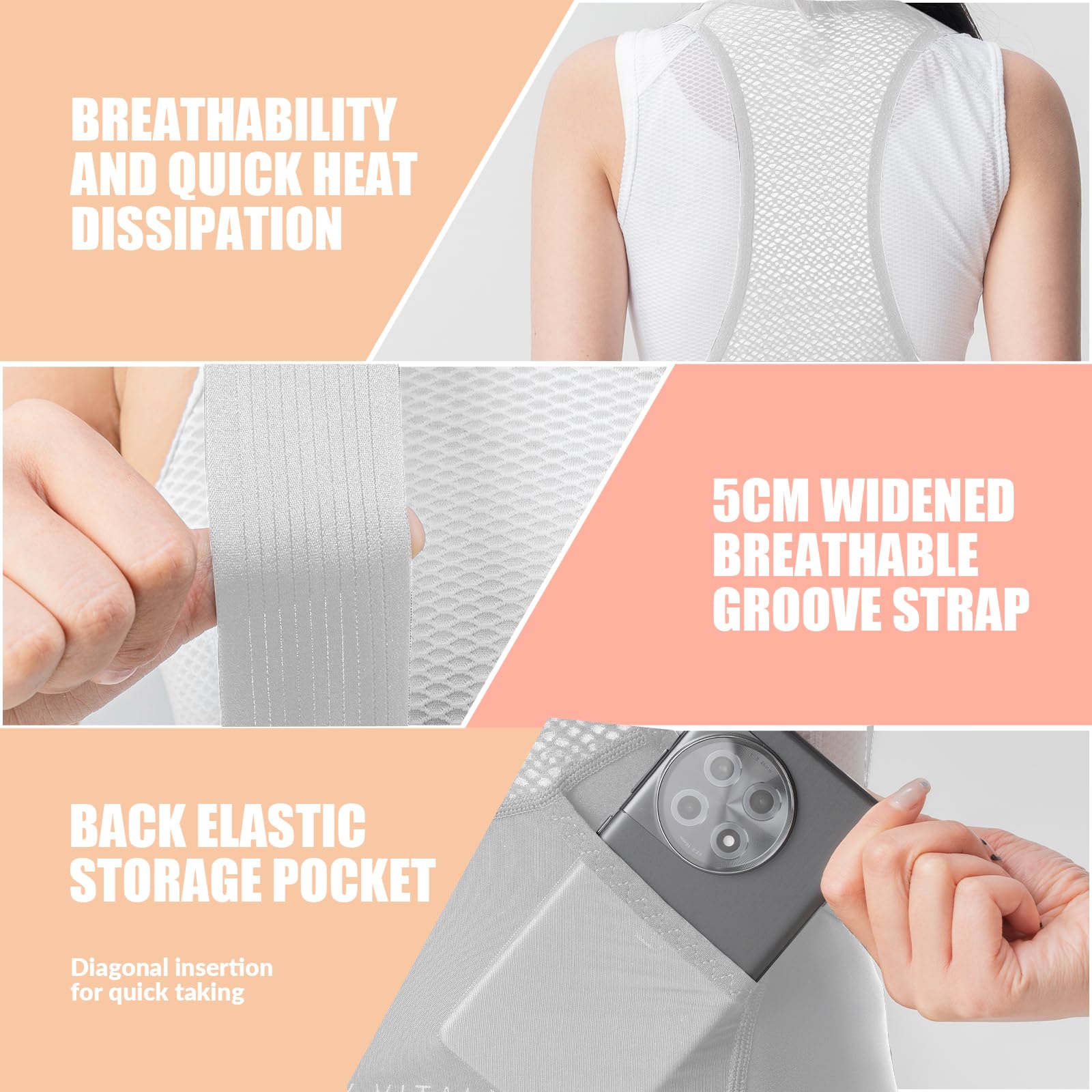 ROCKBROS TVI Cuissard à Bretelles pour Femmes Été, Shorts de Vélo Course Rembourré avec Poche Arrière, Séchage Rapide Anti-Choc pour Vélo de Route VTT, XXS-XL