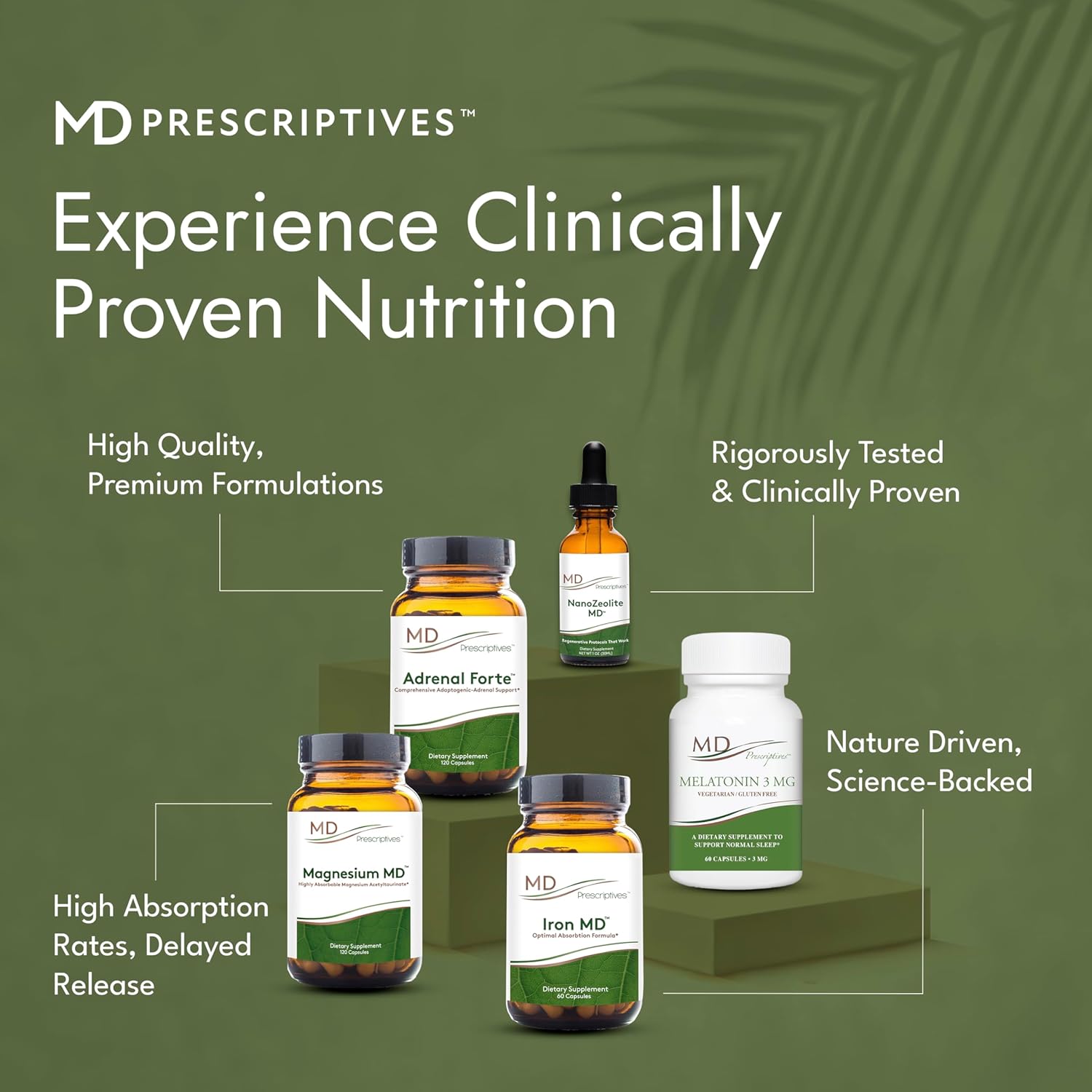 MD Prescriptives Melatonin 3mg Supplement for Men & Women - Promotes Deep Sleep, Supports Immune Balance & Glutathione Production - 60 Daily Capsules