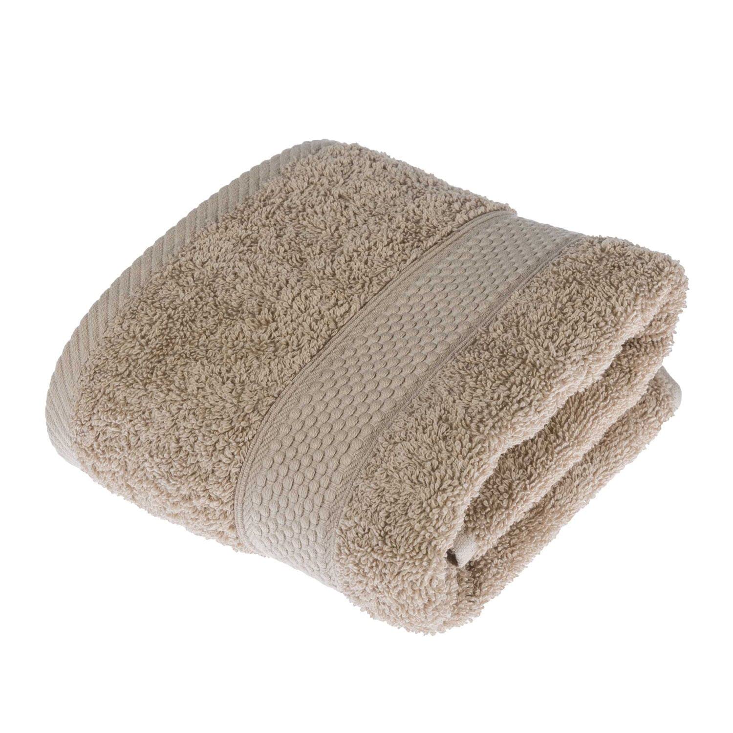 Homescapes Naturel Stone Beige Hand Towel 100 % Turkish Cotton