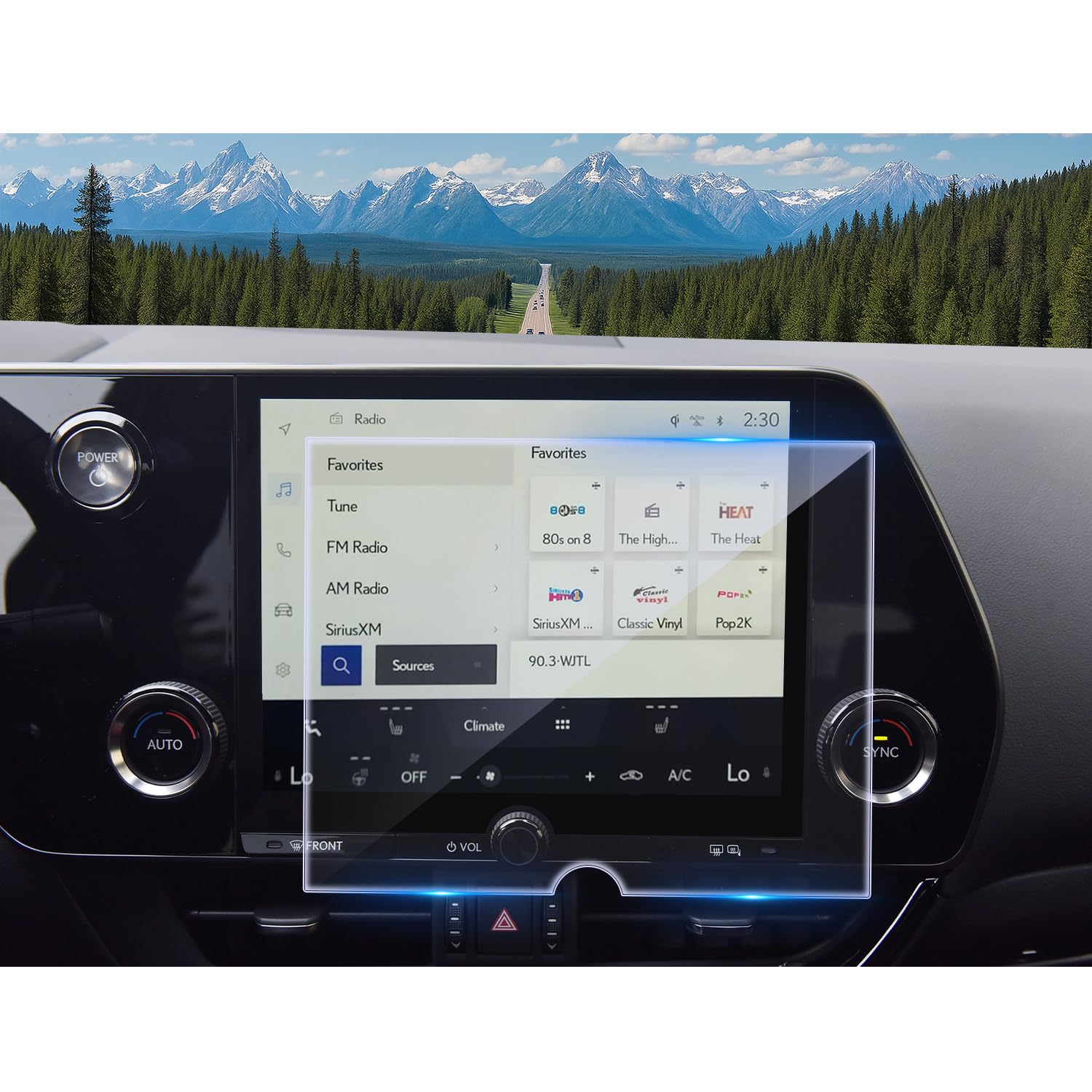 CDEFG for 2025 2026 Lexus RX Screen Protector 9.8-Inch Touchscreen